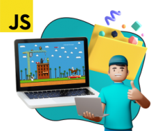Программирование на JavaScript. Учимся создавать игры! - Школа программирования для детей, компьютерные курсы для школьников, начинающих и подростков - KIBERone г. Снежинск