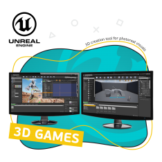 Unreal Engine 4. Игровой движок - КИБЕРшкола программирования для детей, компьютерные курсы для школьников, начинающих и подростков - KIBERone г. Снежинск