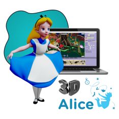 Alice 3d - КИБЕРшкола программирования для детей, компьютерные курсы для школьников, начинающих и подростков - KIBERone г. Снежинск