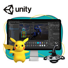 Мир игр на Unity 2D на популярном движке + AI-помощники - КИБЕРшкола программирования для детей, компьютерные курсы для школьников, начинающих и подростков - KIBERone г. Снежинск