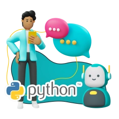 Умный чат-бот на Python на Telegram - КИБЕРшкола программирования для детей, компьютерные курсы для школьников, начинающих и подростков - KIBERone г. Снежинск